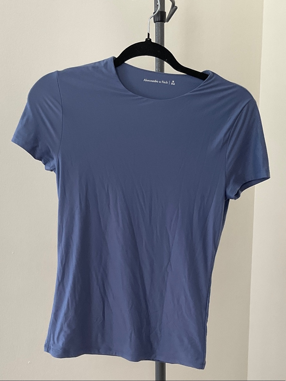 Abercrombie & Fitch Short Sleeve Tee in Dusty Blue